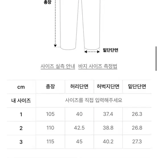 오프닝 프로젝트 빅보이 카펜터 진 멀티 1사이즈