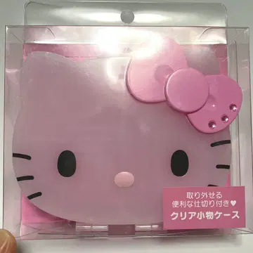 새상품 산리오 키티아이러브 헬로키티 클리어 잡화 케이스
