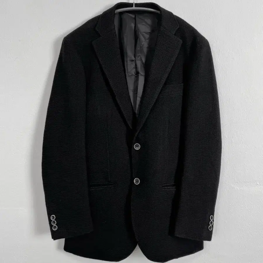 vintage textured wool blend jacket