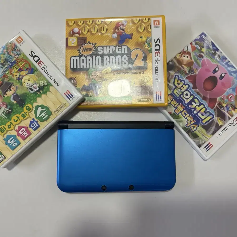 닌텐도 3ds xl + 별의커비,마리오,동숲3d