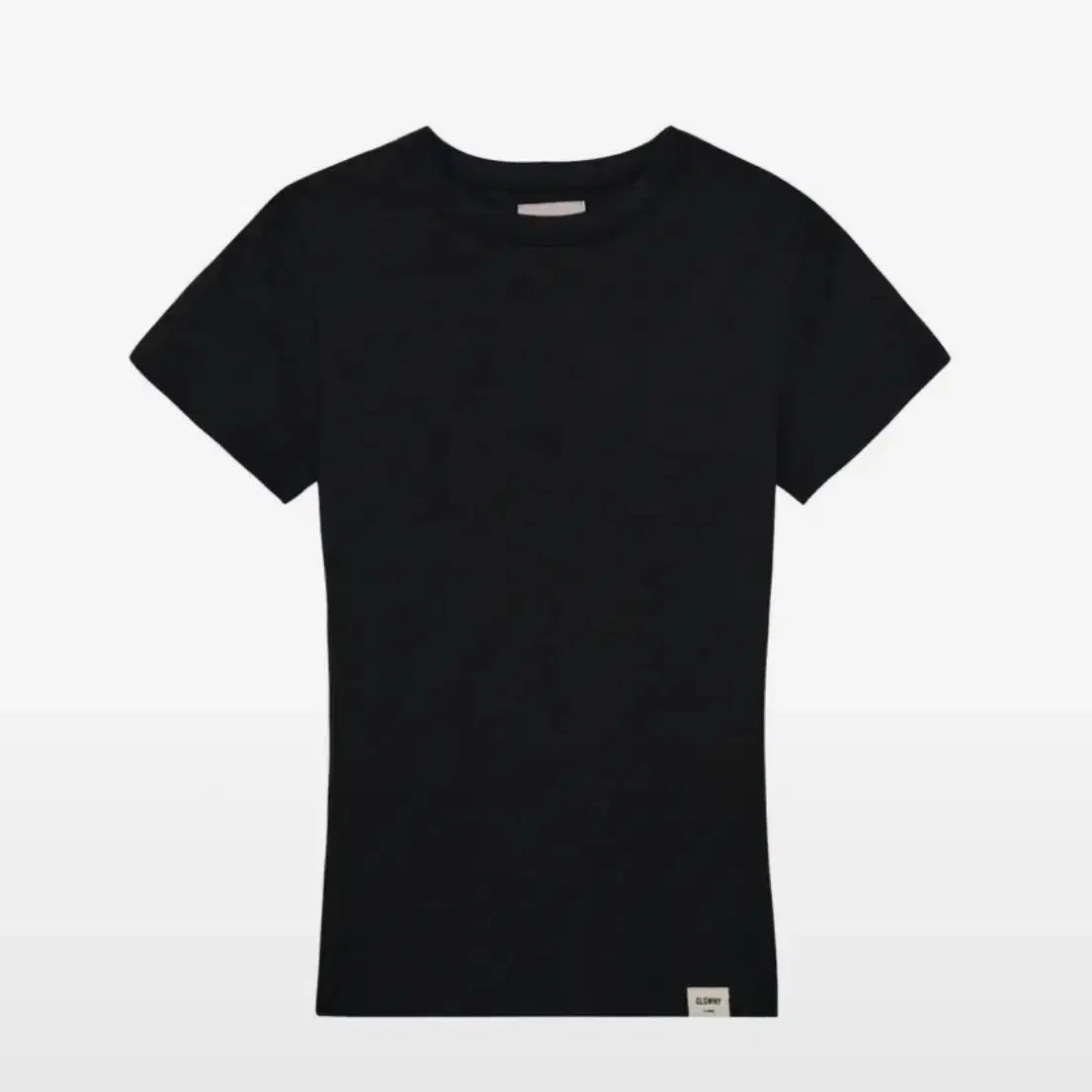 글로니 G CLASSIC FITTED TEE (BLACK)