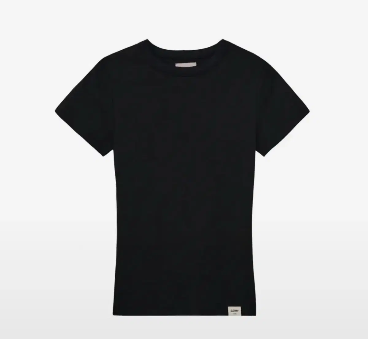 글로니 G CLASSIC FITTED TEE (BLACK)