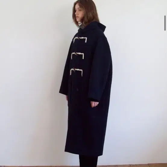 스무드무드 Babi Duffle Coat Navy새상품