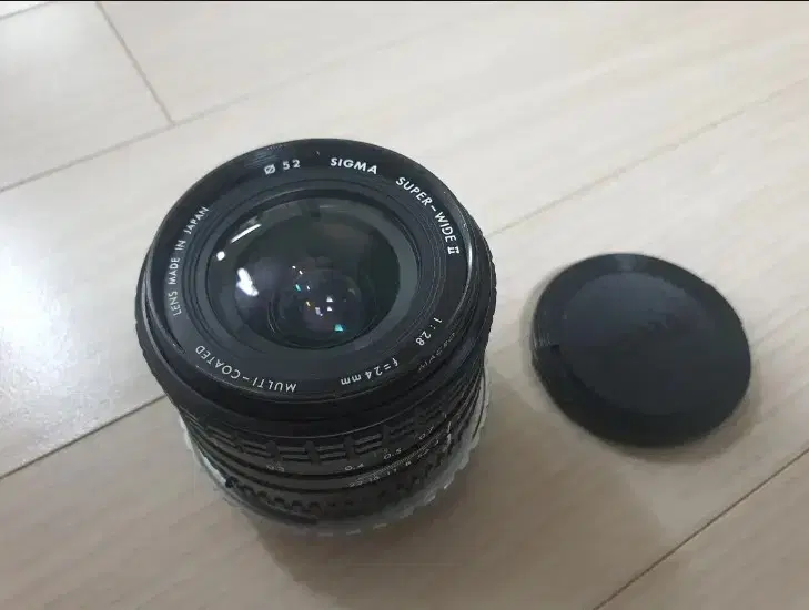 시그마 수동렌즈 슈퍼 와이드2 24mm f2.8 마크로 캐논 어댑터 포함