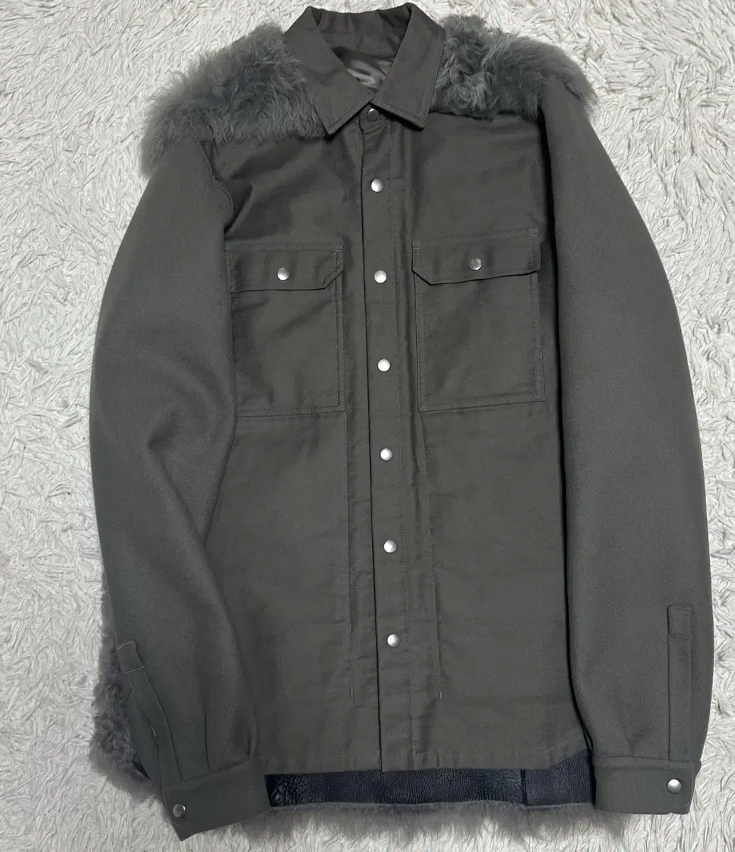 (50) Rick Owens Larry Silverback Gorilla Jacket