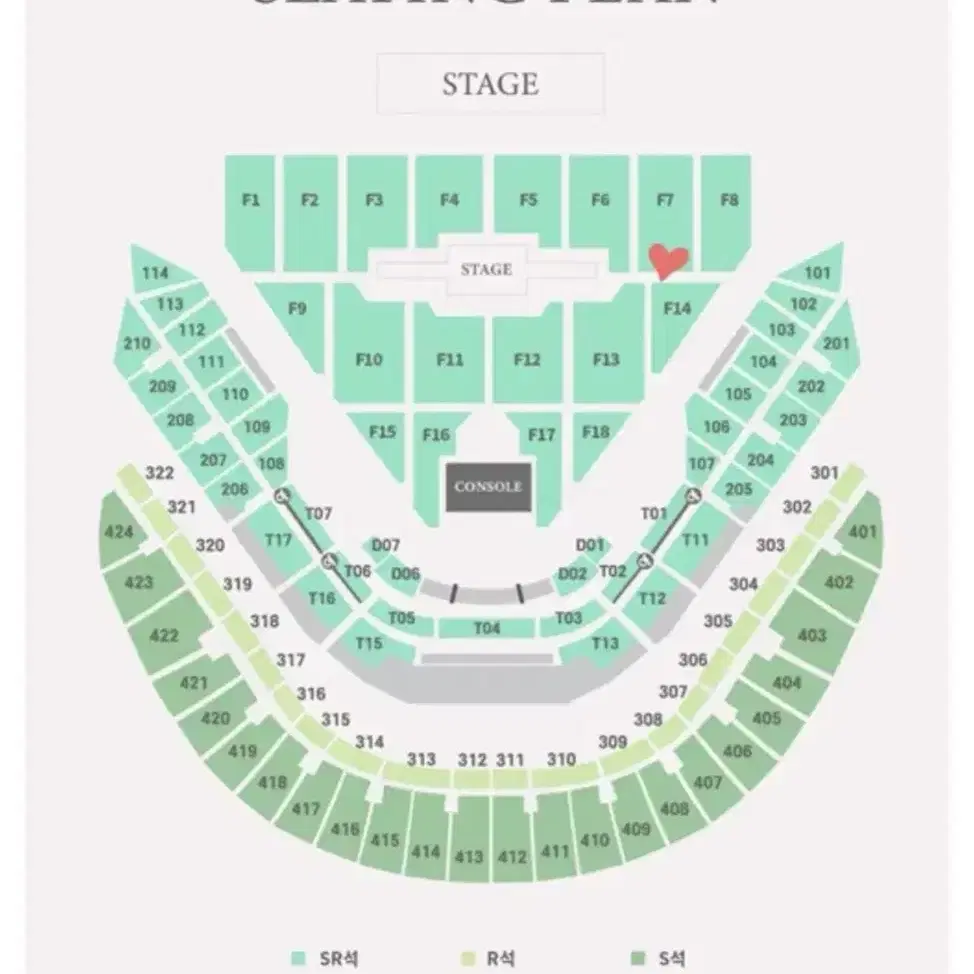 데이식스 콘서트 양도 플로어 F7 첫콘 day6 concert 데니멀즈