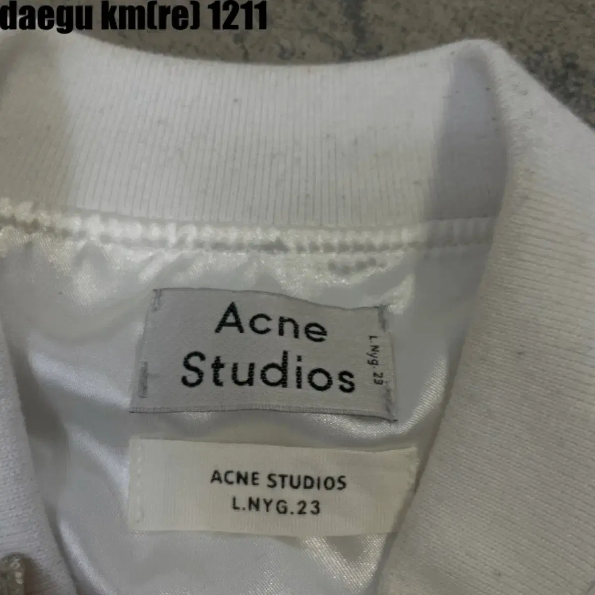 Acne Studios. 남성집업,점퍼(100)드라이클리닝 필요함