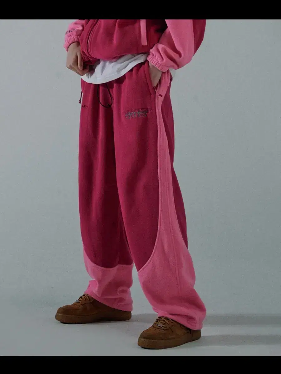 스컬프터 Double Fleece Pants Hot Pink M