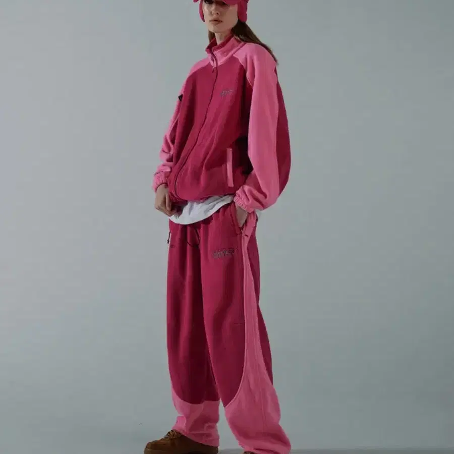 스컬프터 Double Fleece Pants Hot Pink M