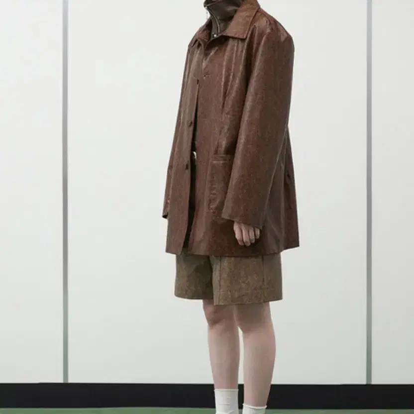 더일마 23FW GRETA VINTAGE ECO JACKET brown