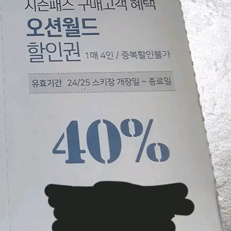 비발디파크 오션월드 할인권