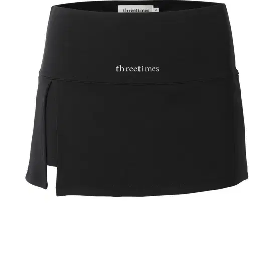 threetimes athletic slit skirt