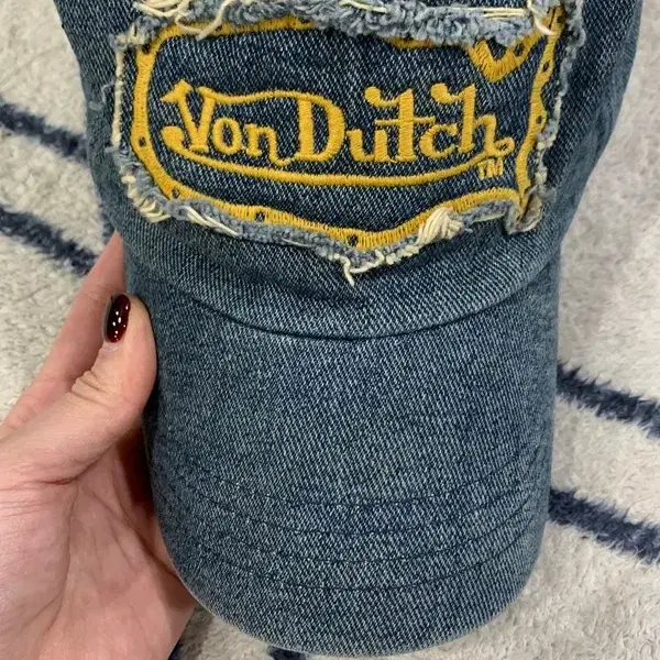 VON DUTCH 데님 볼캡