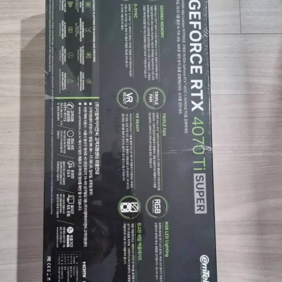 이엠텍 지포스 RTX 4070 Ti SUPER MIRACLE WHITE