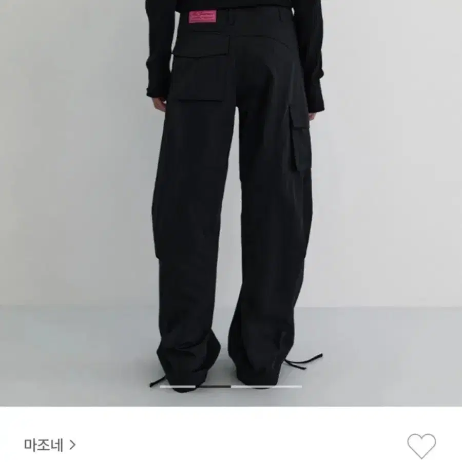 마조네 N.WIDE CARGO 카고팬츠 블랙