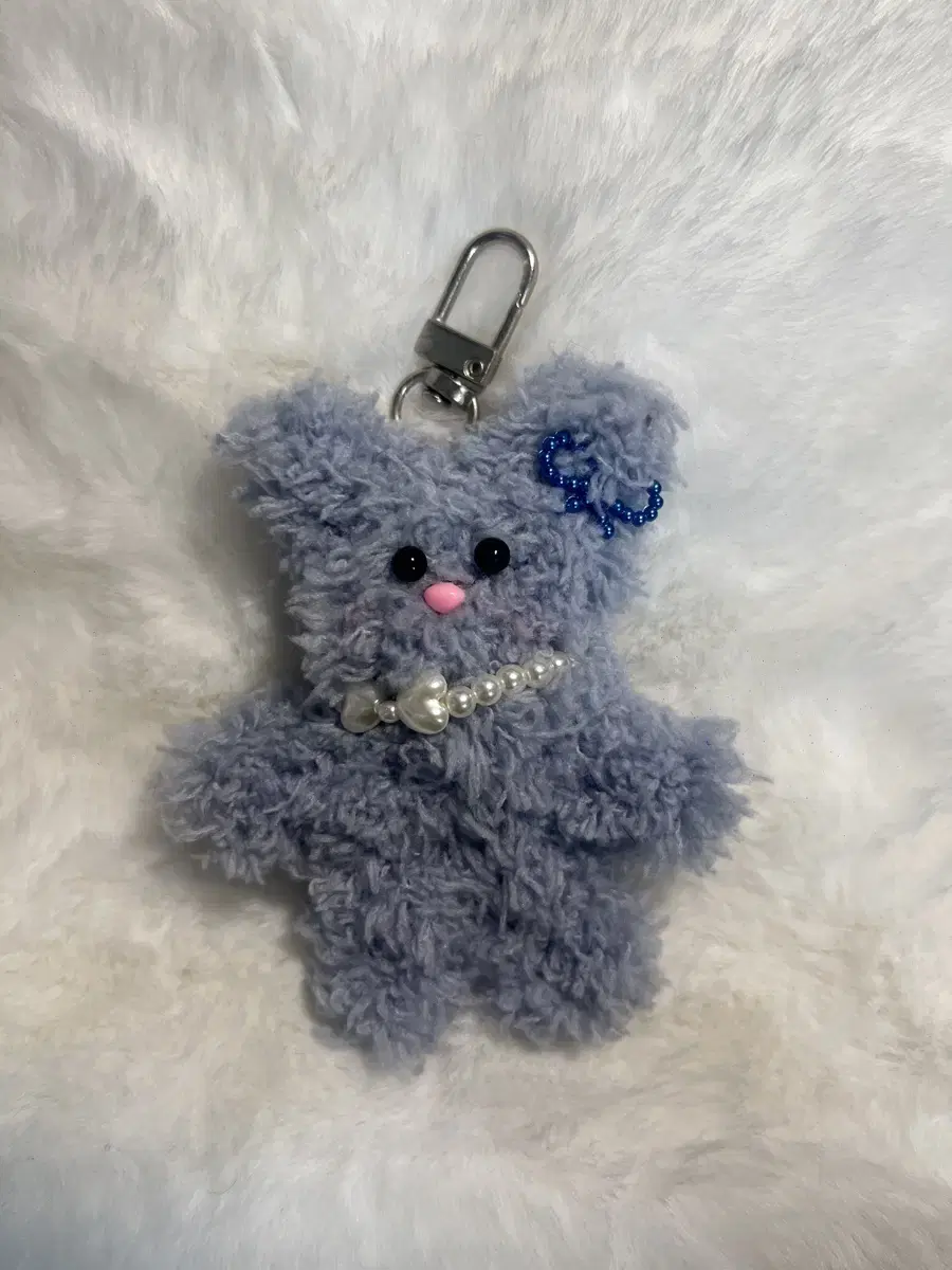 모루인형_핸드메이드_blue cat