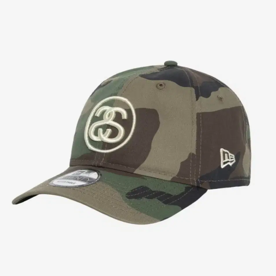 Stussy SS Link 9Twenty Cap Woodland Camo