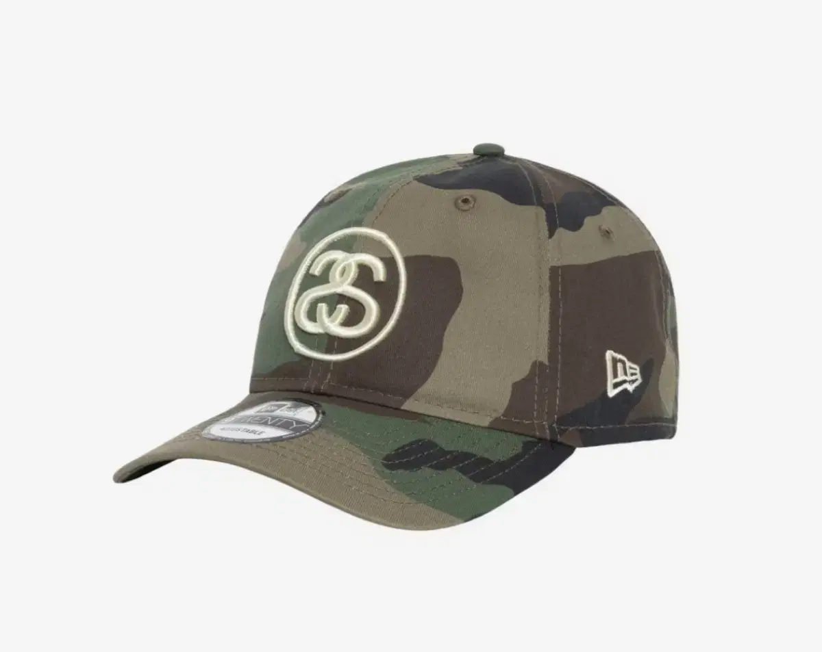 Stussy SS Link 9Twenty Cap Woodland Camo