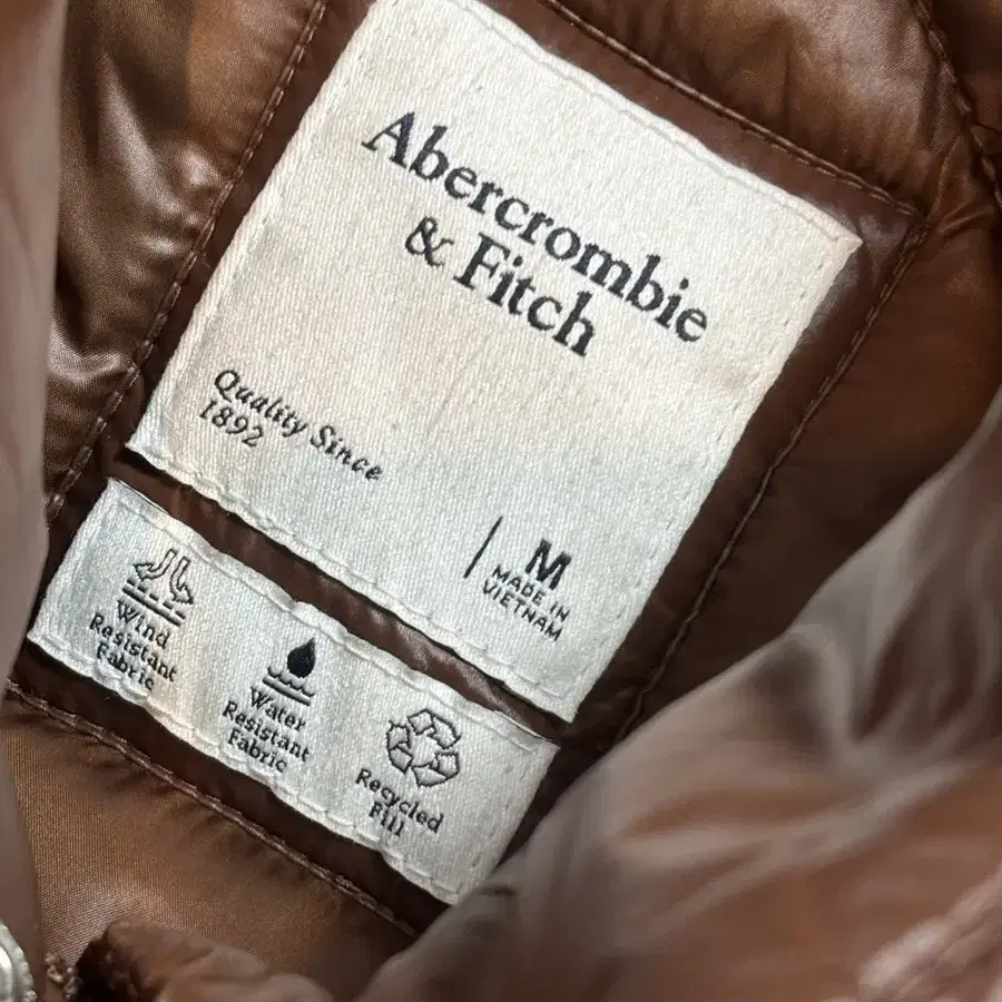 abercrombieandfitch 방수 경량 롱푸퍼