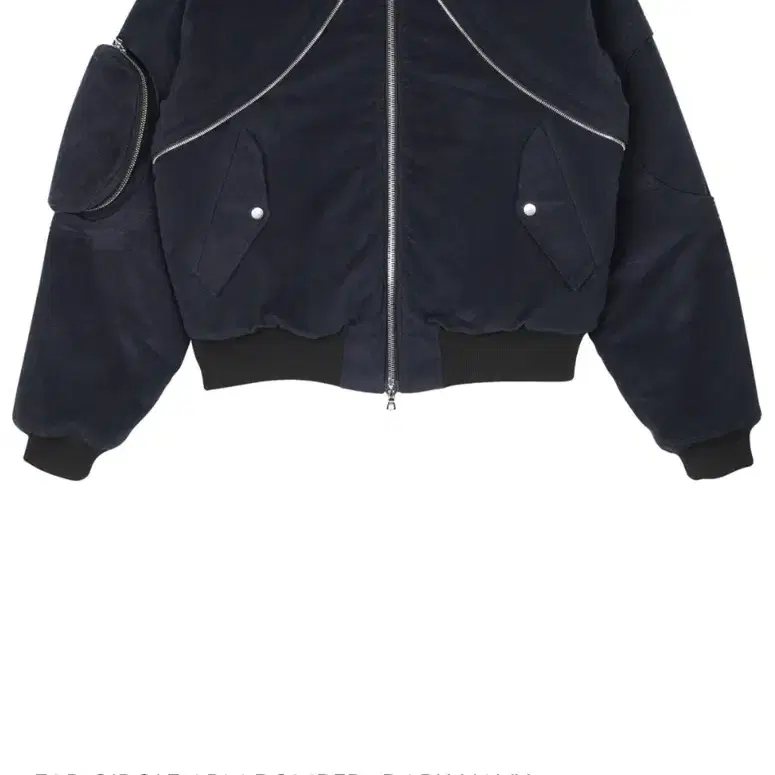 FAR CIRCLE ARM BOMBER_DARK NAVY SMOK