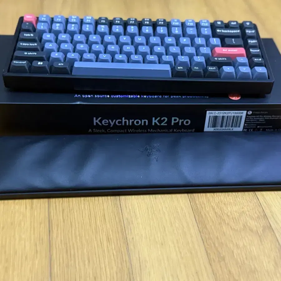 Keychron K2 Pro & Razer Palm rest