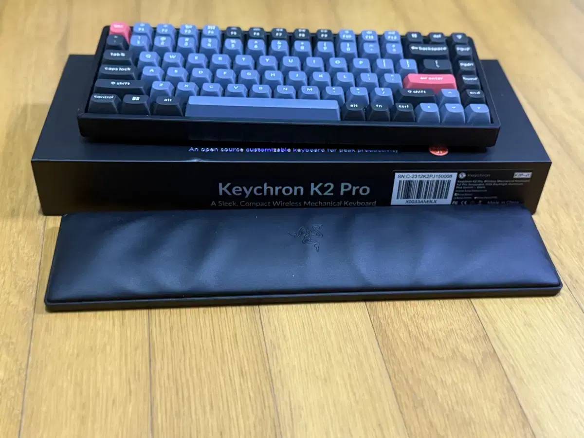 Keychron K2 Pro & Razer Palm rest