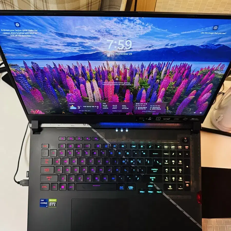 ASUS ROG STRIX G733 3080/i9 급처 상태 최상