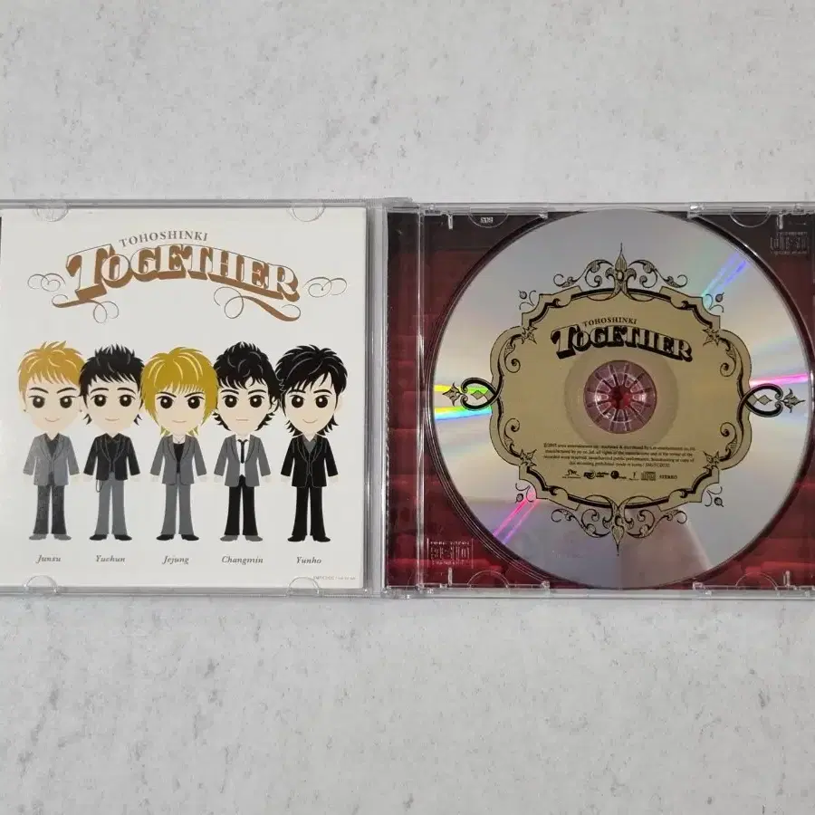 구 동방신기 일본 싱글15집 Together 앨범CD