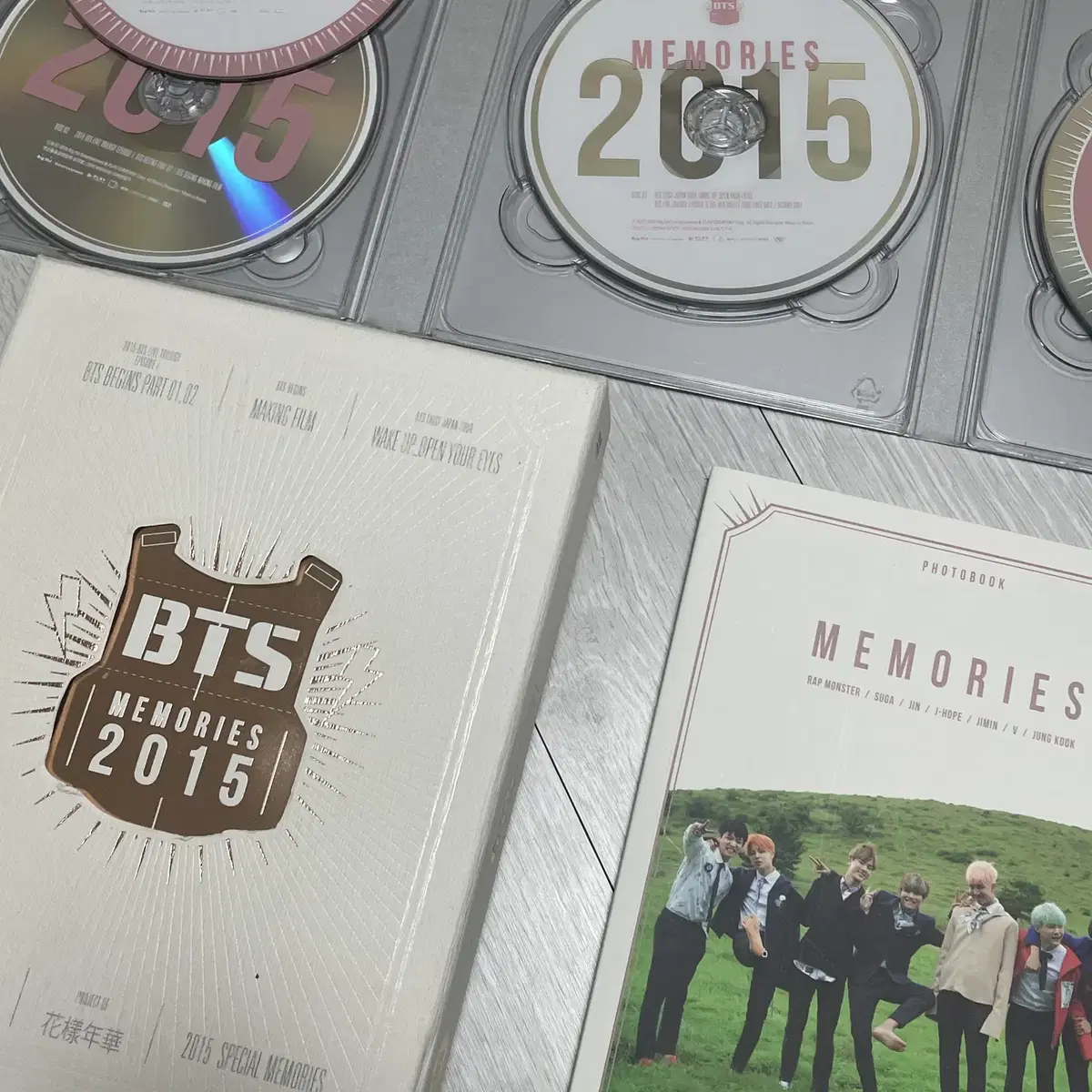 (급처) 방탄소년단 2015 메모리즈 dvd 풀세트