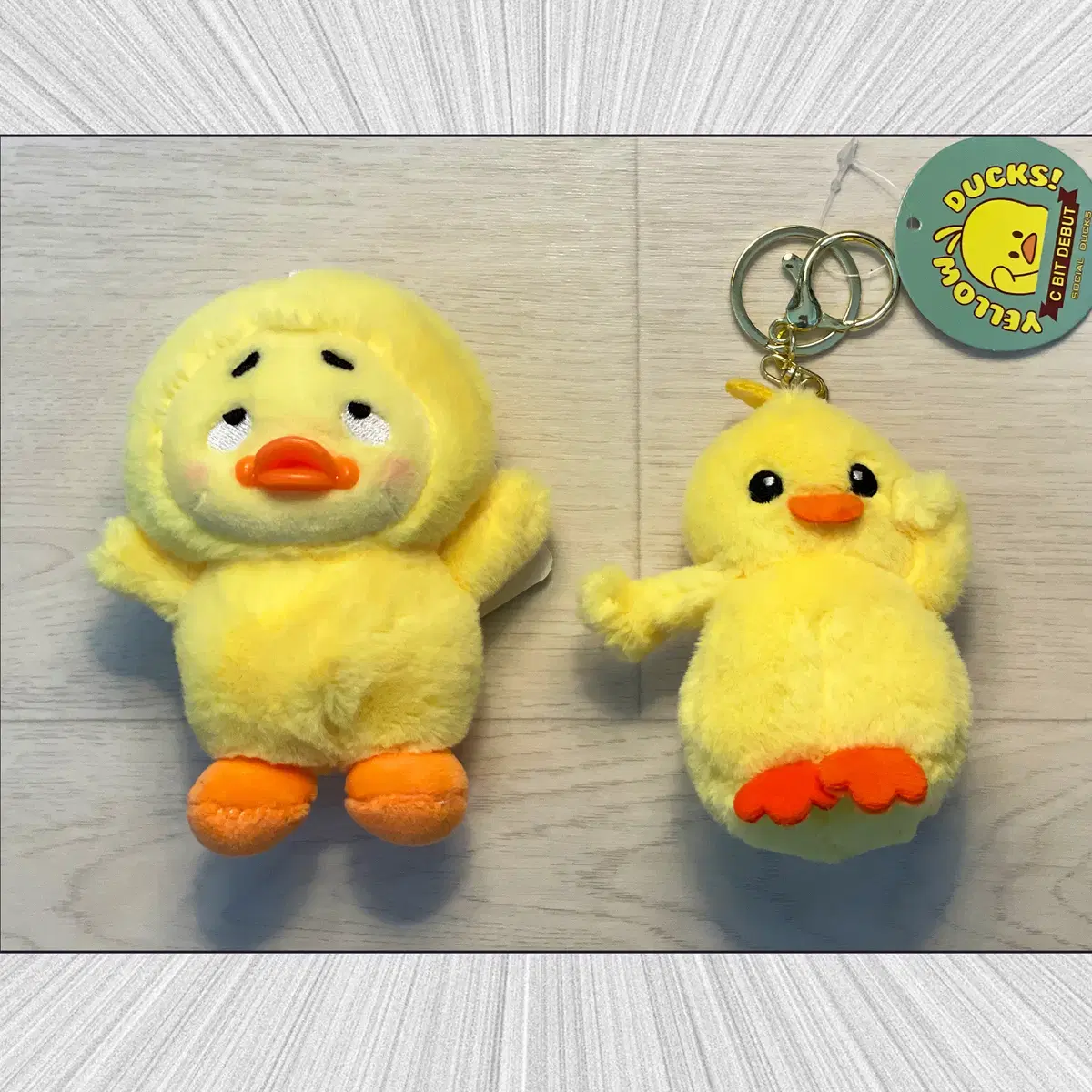 [오리인형 일괄판매] Yellow ducks 노란 오리 키링 일괄 판매