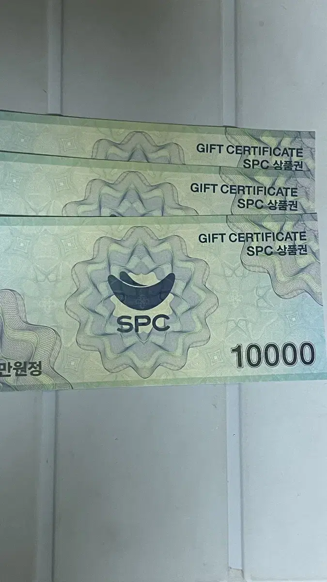 spc 만원 상품권 3장 팝니다