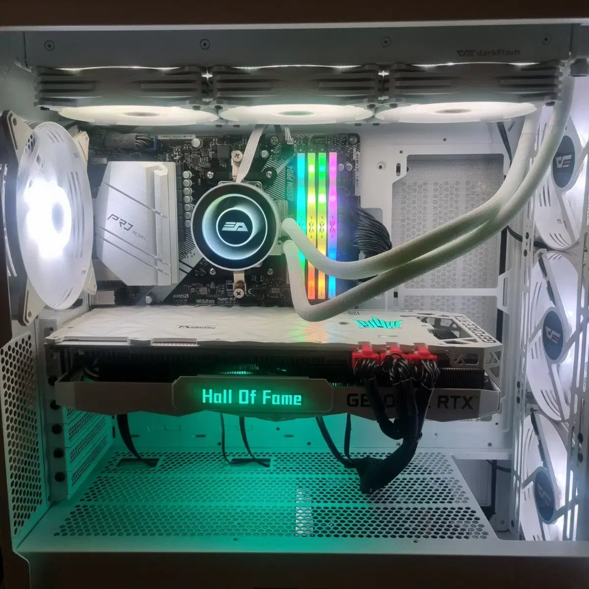 라이젠5800x 3080ti 화이트 컴퓨터