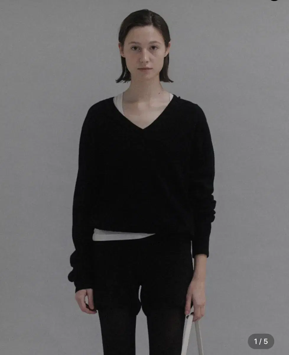 낫띵리튼 Hany cashmere knit (Black)