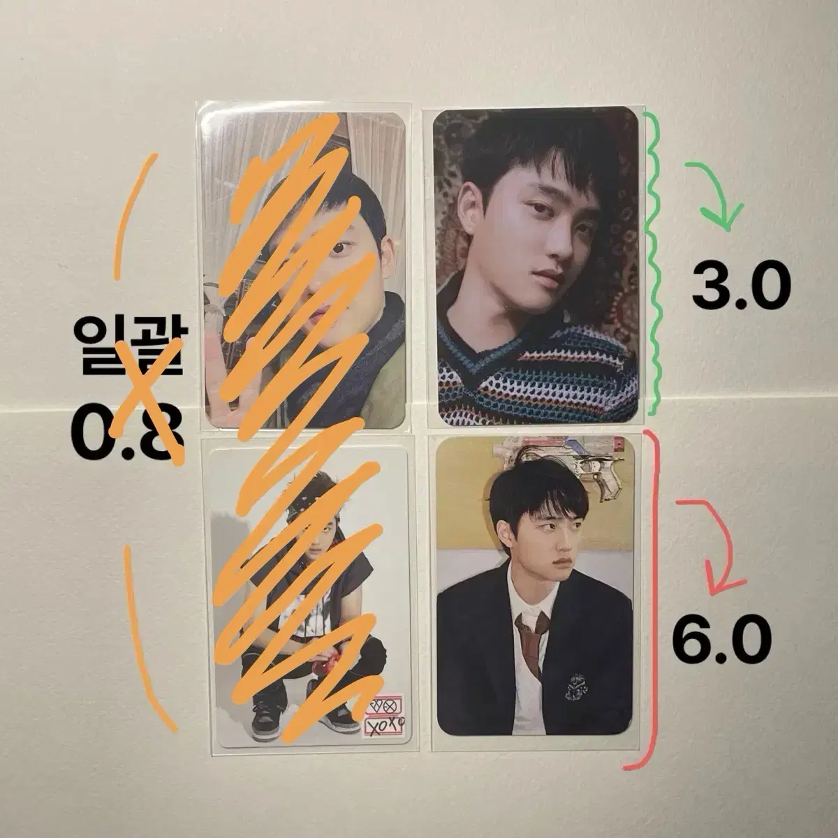 exo d.o. do kyungsoo photocard empathy mumoshop donpapill xr photocard wts