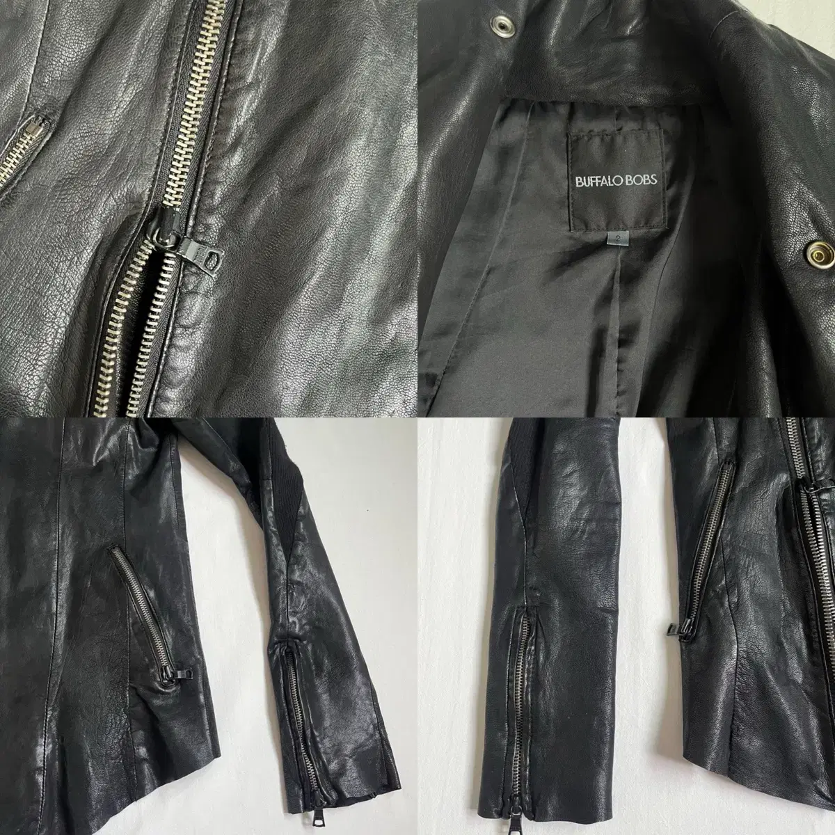 Buffalo Bobs Goat Skin Drape Riders JKT