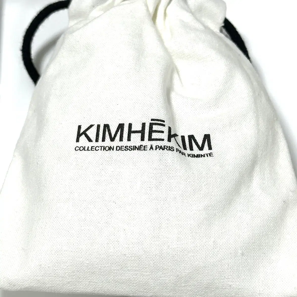 김해김 kimhekim silver logo band ring