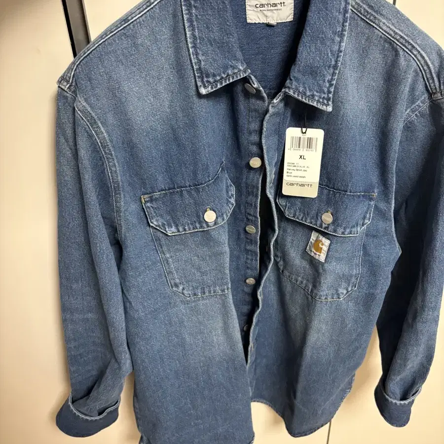 칼하트 harvey denim shirt xl 하비 새 상품