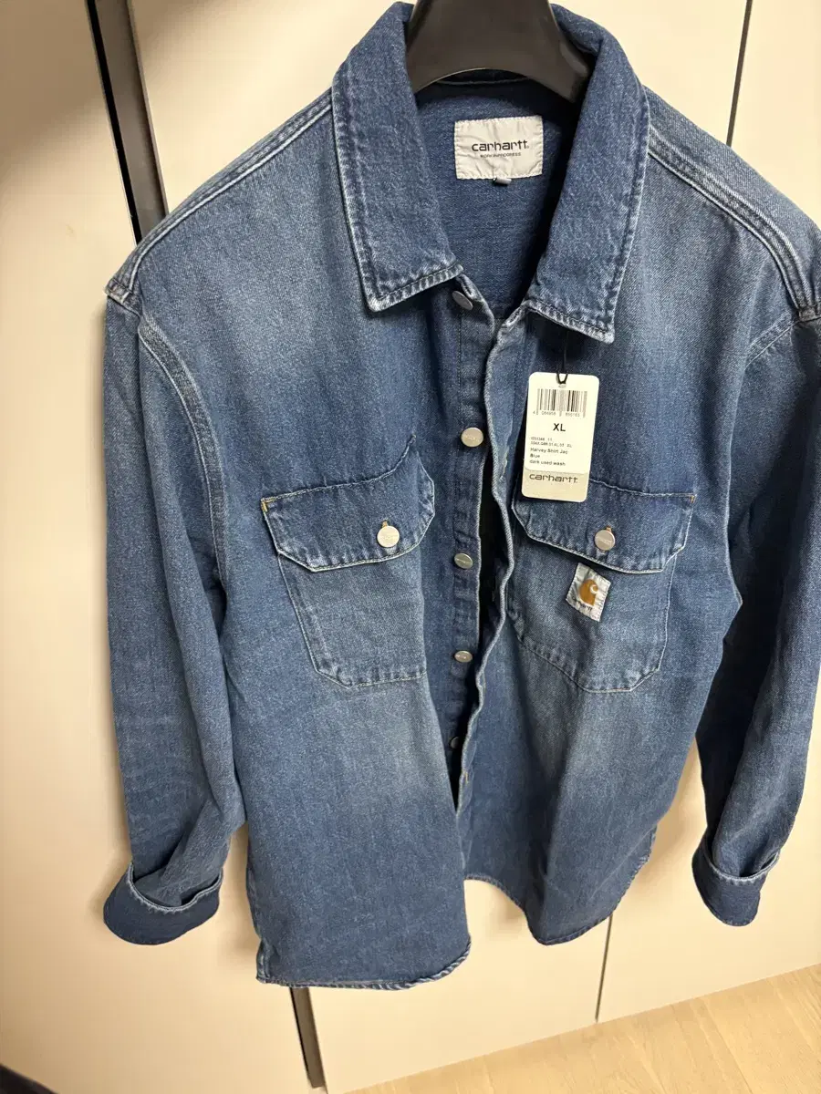 칼하트 harvey denim shirt xl 하비 새 상품