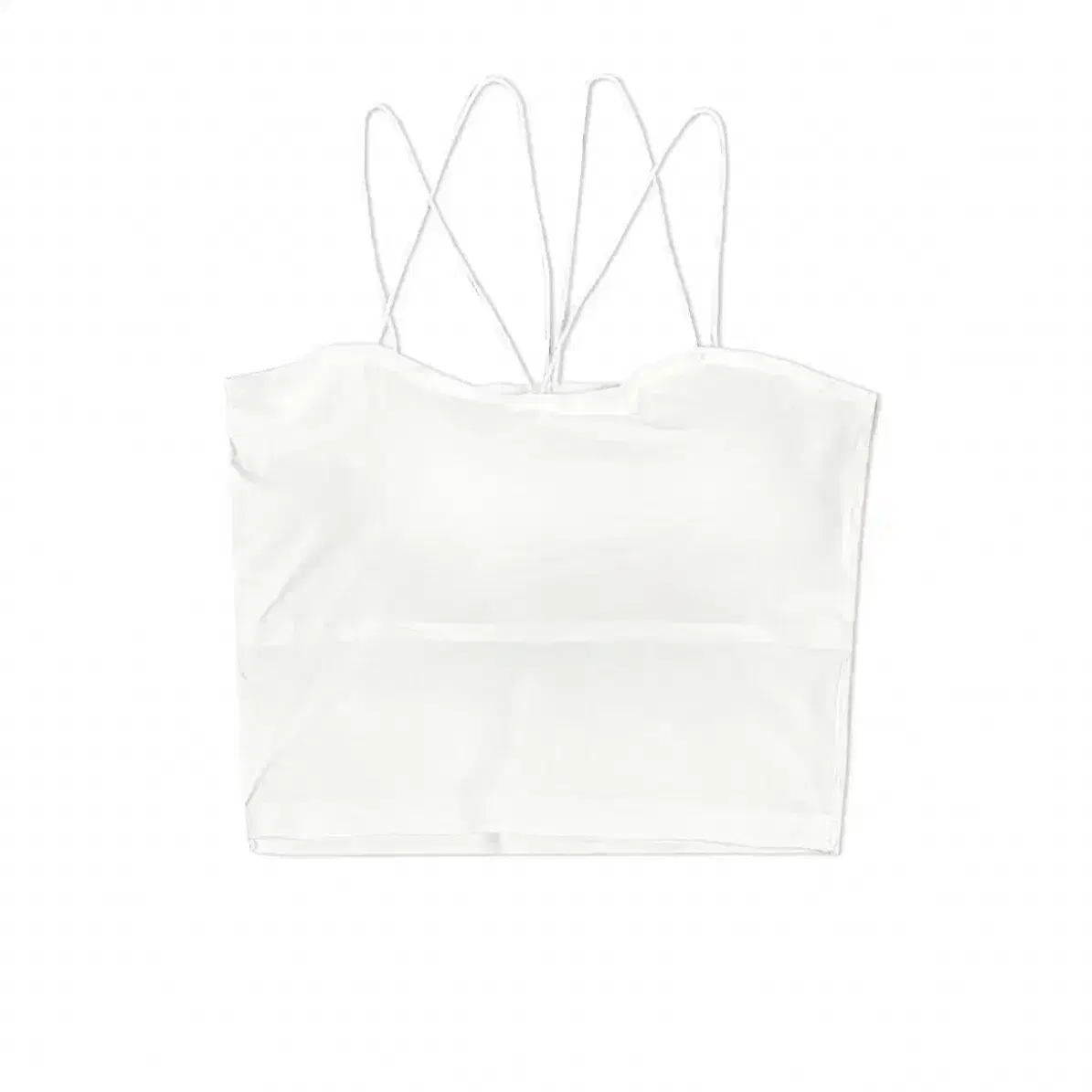 뉴얼린 Basic cross strap bra Top