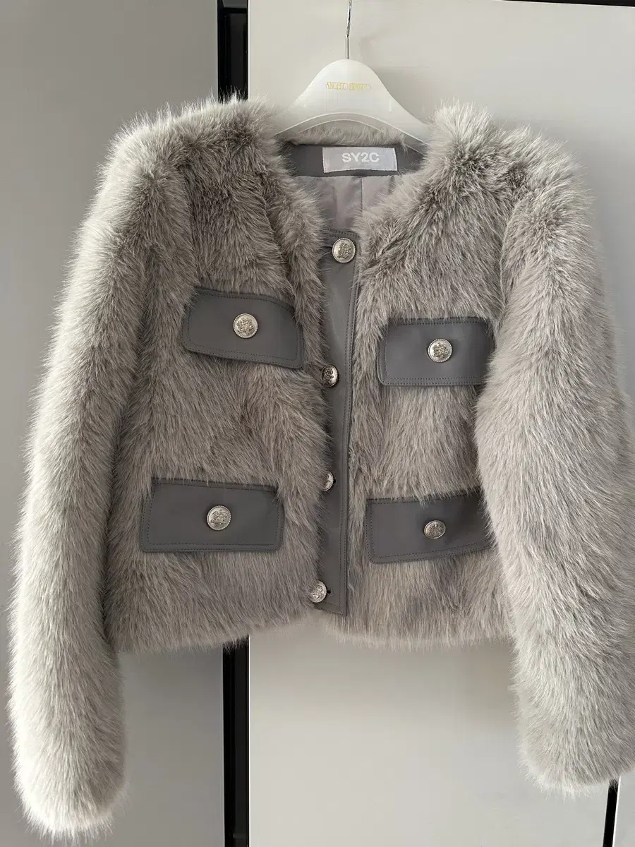 Eswatthusi SY2C Fur Jacket Gray