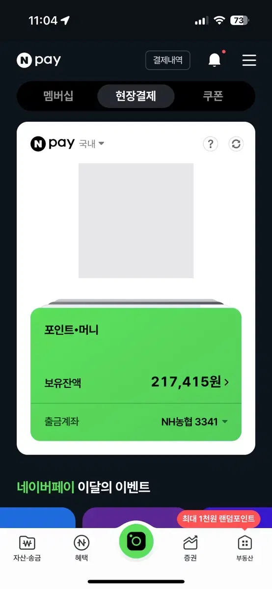 네이버페이 21만7천원 판매