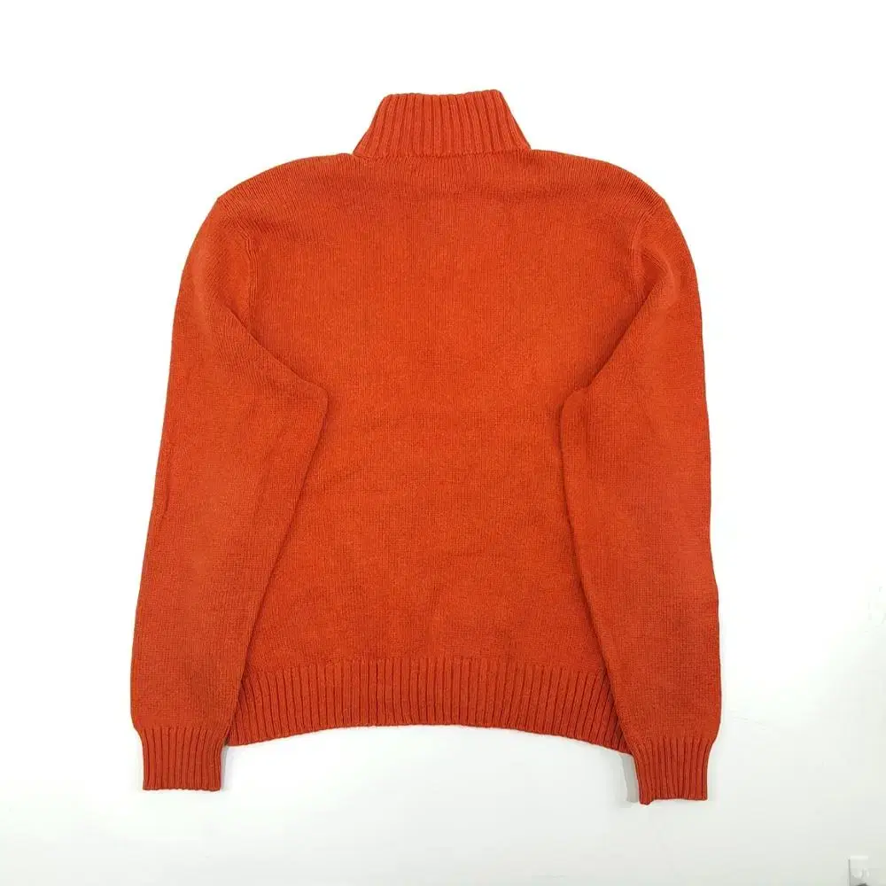 XL 폴로 랄프로렌 오렌지 하프집업 긴팔 니트 knit (CS145)