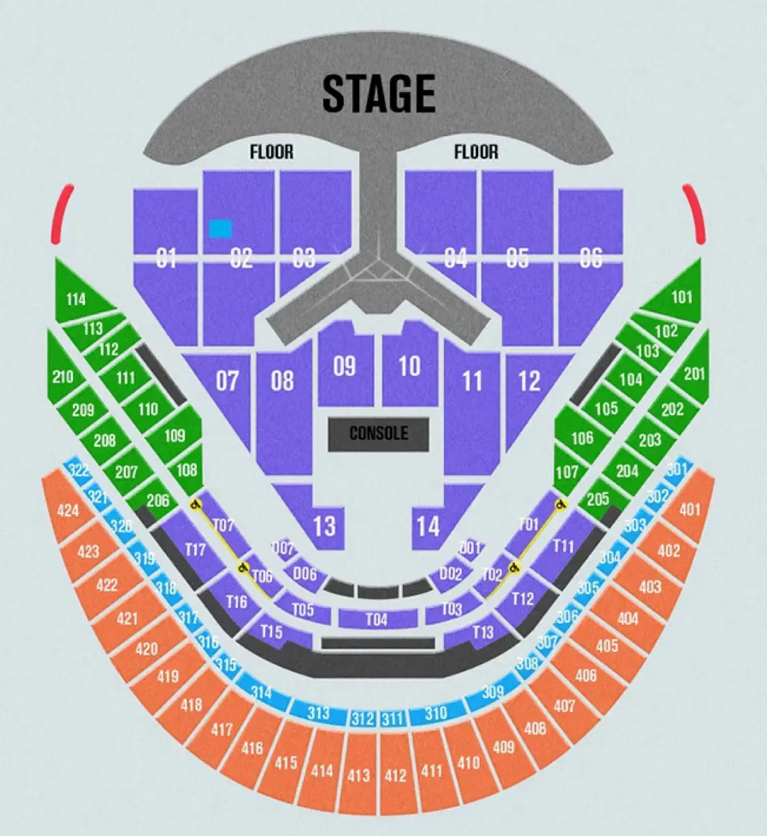 임영웅 콘서트 1월 4일 VIP 2구역 연석