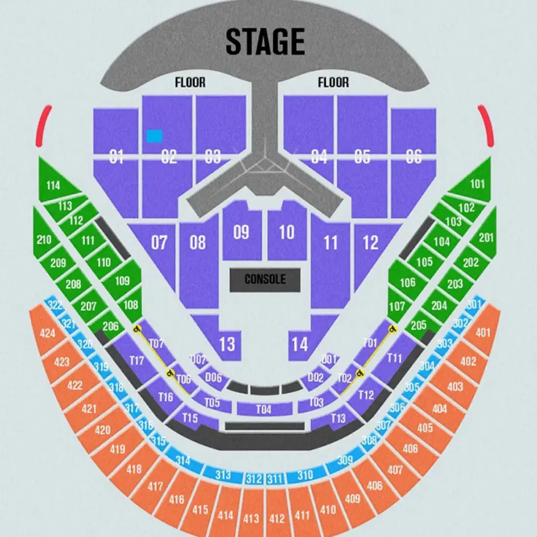 임영웅 콘서트 1월 4일 VIP 2구역 연석