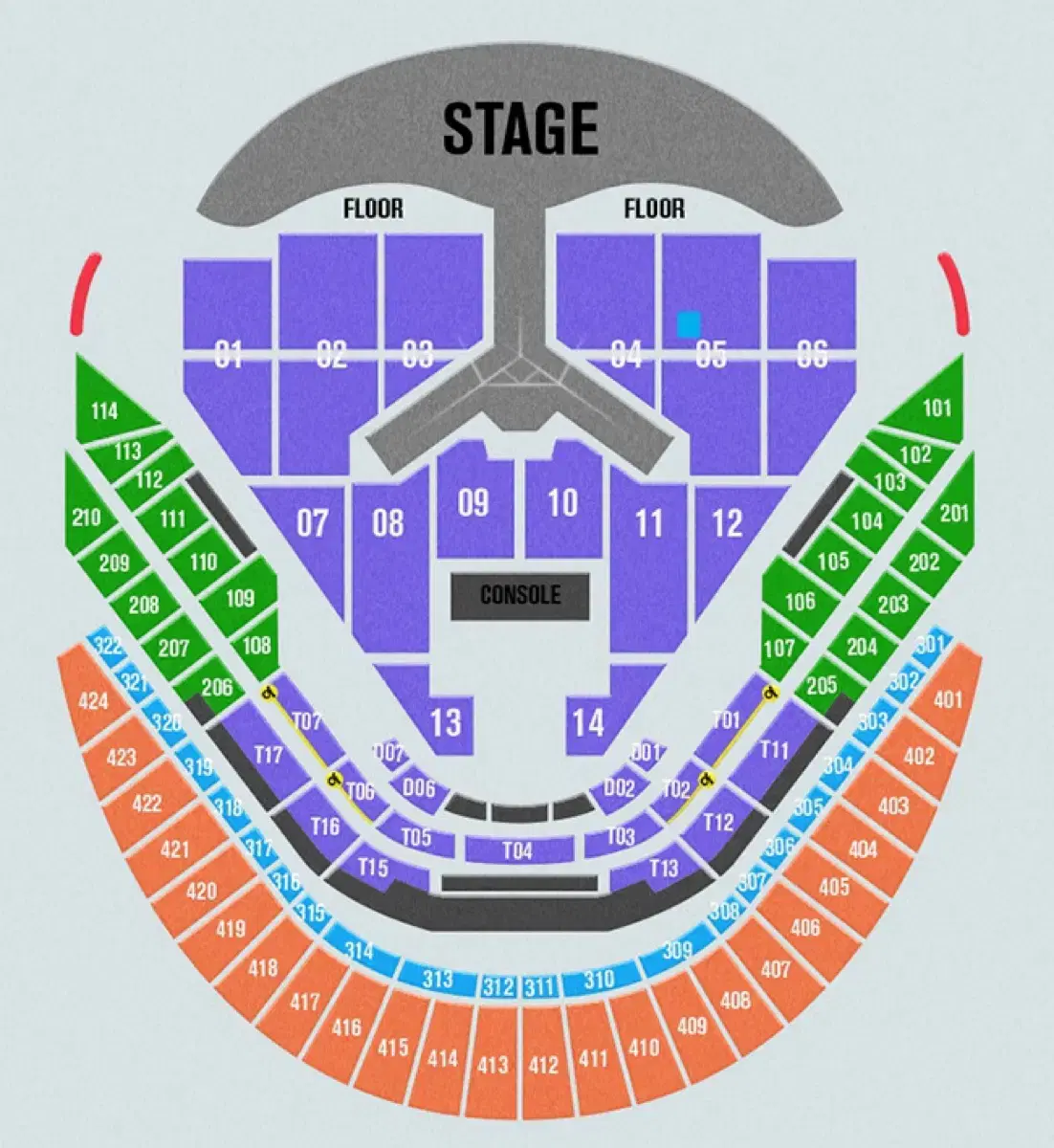 임영웅 콘서트 12월 28일 VIP 5구역 연석