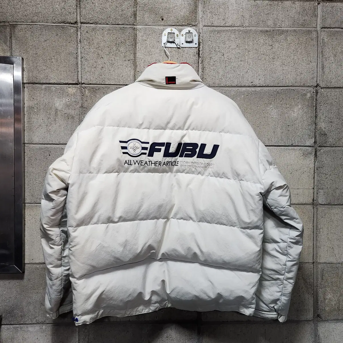 FUBU 후부 00s y2k 덕다운 숏 패딩 L~XL