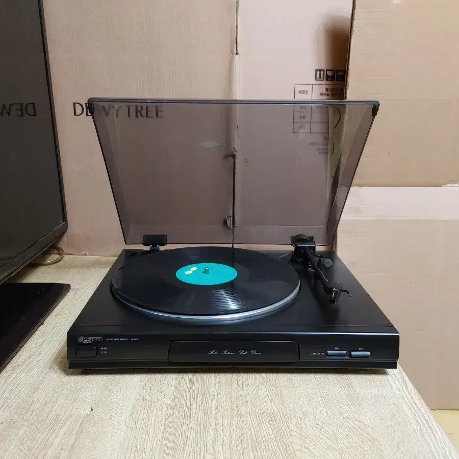 롯데 LP 턴테이블 LP-850 (오디오 앰프 음향기기 음향플레이어