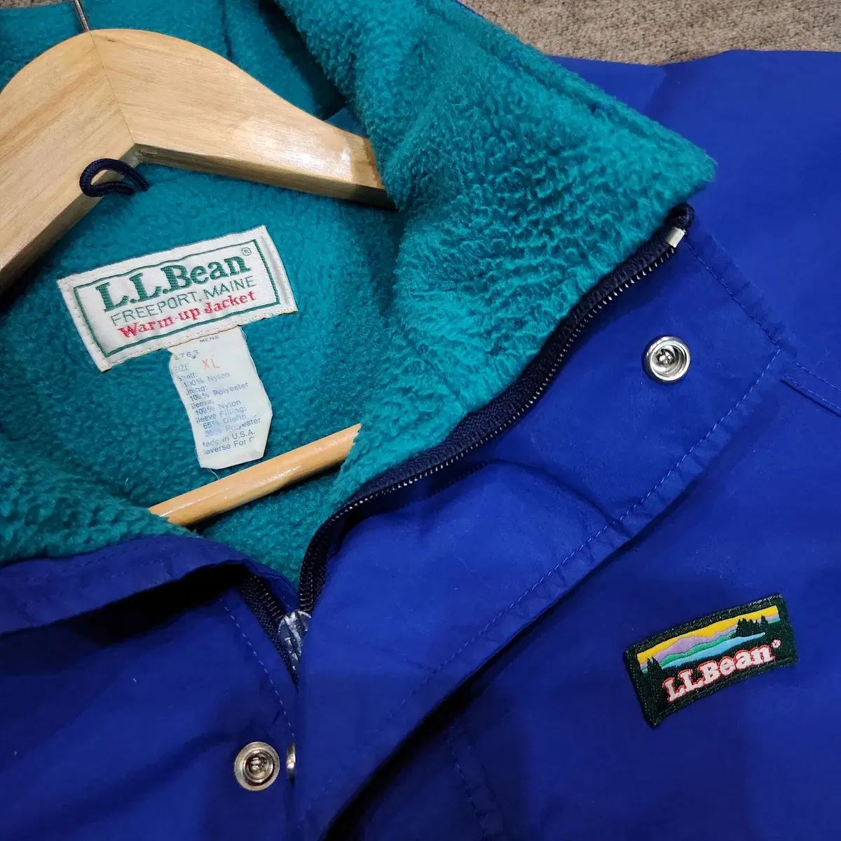 LLBean USA 엘엘빈 90s 웜업 자켓 XL