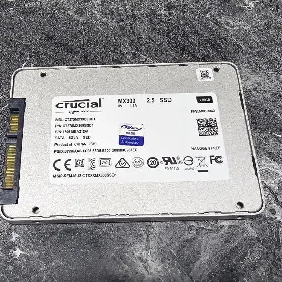 Crucial MX300 275GB