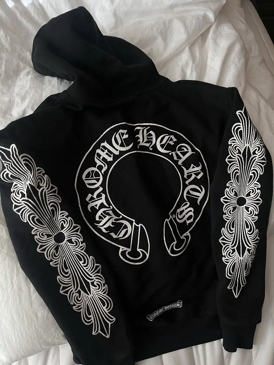 [Lowest Price] Chrome Hearts Floral Horseshoe Hoodie S